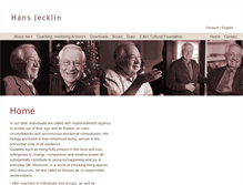 Tablet Screenshot of hansjecklin.ch